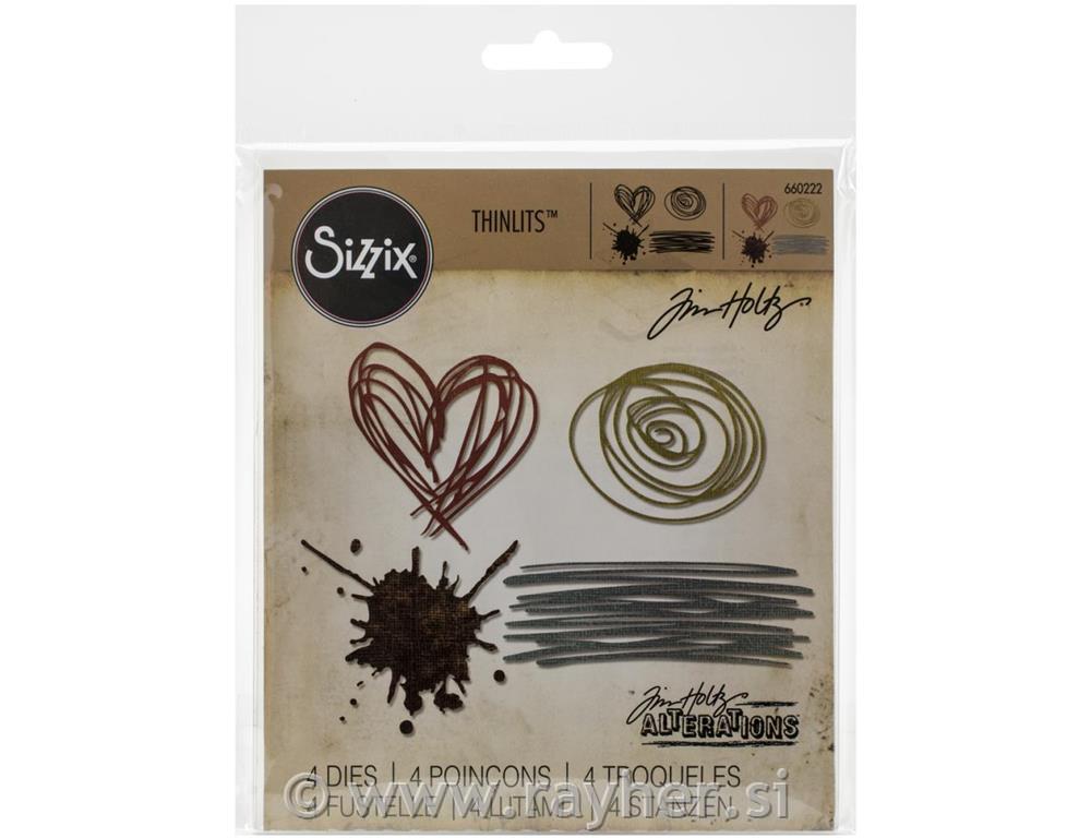 Sizzix Thinlits, Mrlje