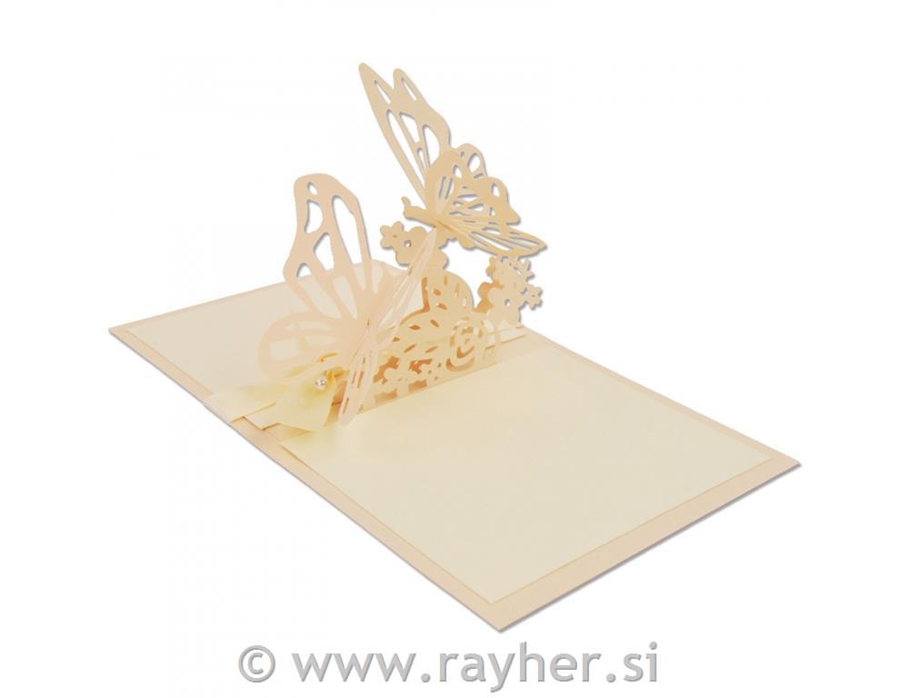 Sizzix Thinlits, Leptir na cvijetu