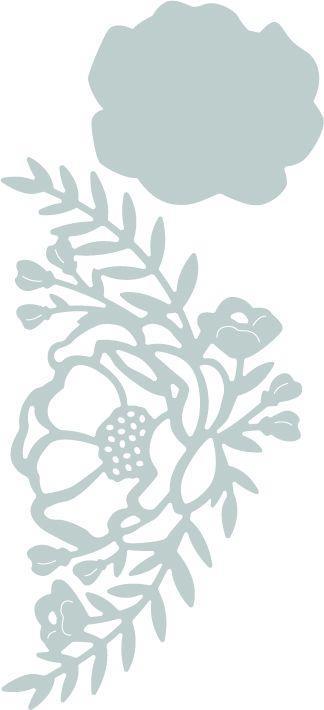 Sizzix Thinlits, Pretty Peony, set 2, Cvijet