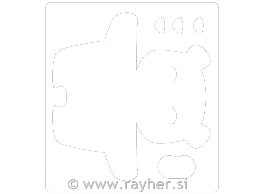 Sizzix Bigz Teddy Treats, Medvedek