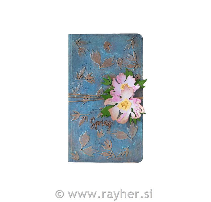 Sizzix Thinlits, Brushstroke Flowers, set 7, by Tim Holtz