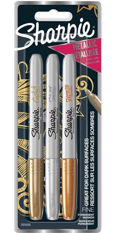 SHARPIE marker Fine 3/1 metallic