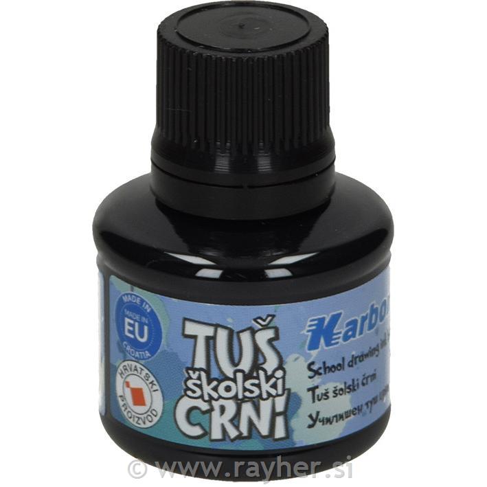 Karbon školski tuš 20 ml crni