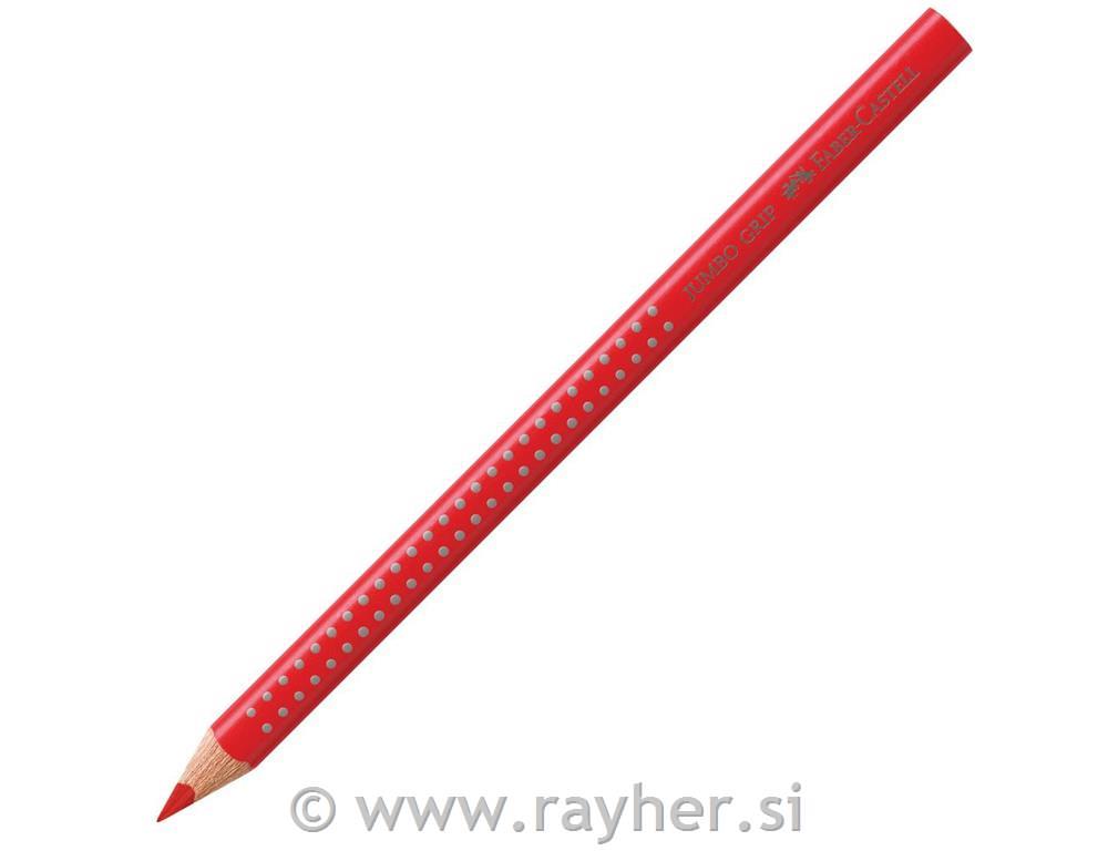 Barvica Faber Castell Grip Jumbo rdeča