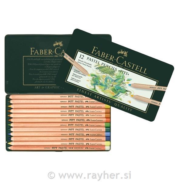 Pastelni svinčniki PITT set 12
