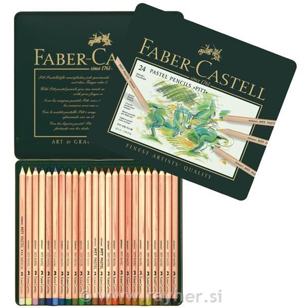 Pastelni svinčniki PITT set 24