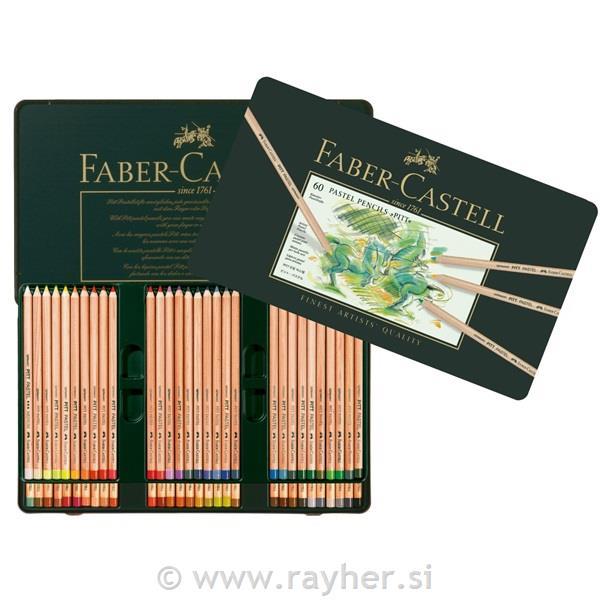 Pastelni svinčniki PITT set 60