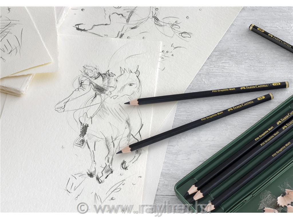 Olovke Pitt Graphite Matt set 6