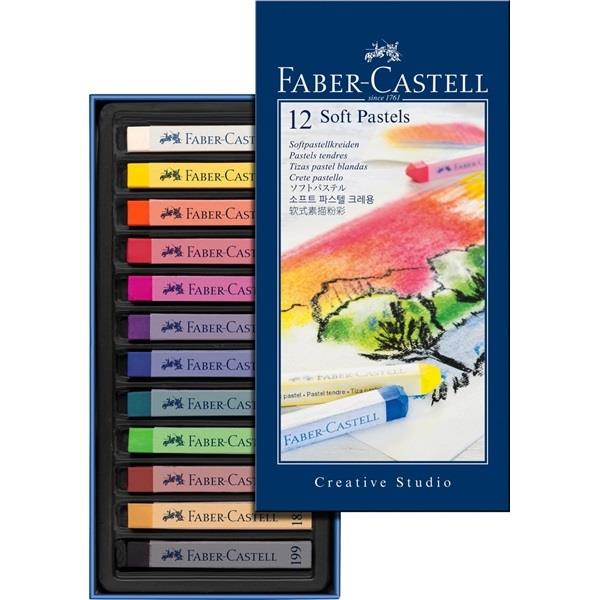 Faber Castell suhe pastele, set 12