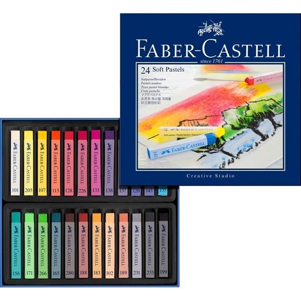 Faber Castell suhe pastele, set 24