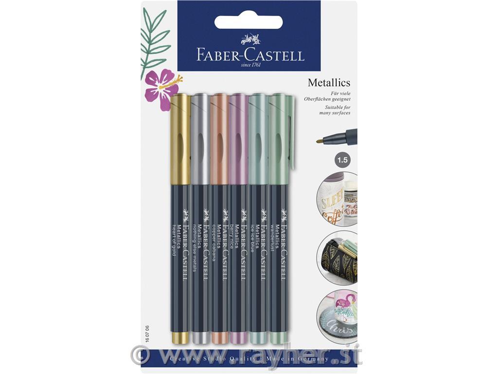 Flomastri FC Metallics set 6