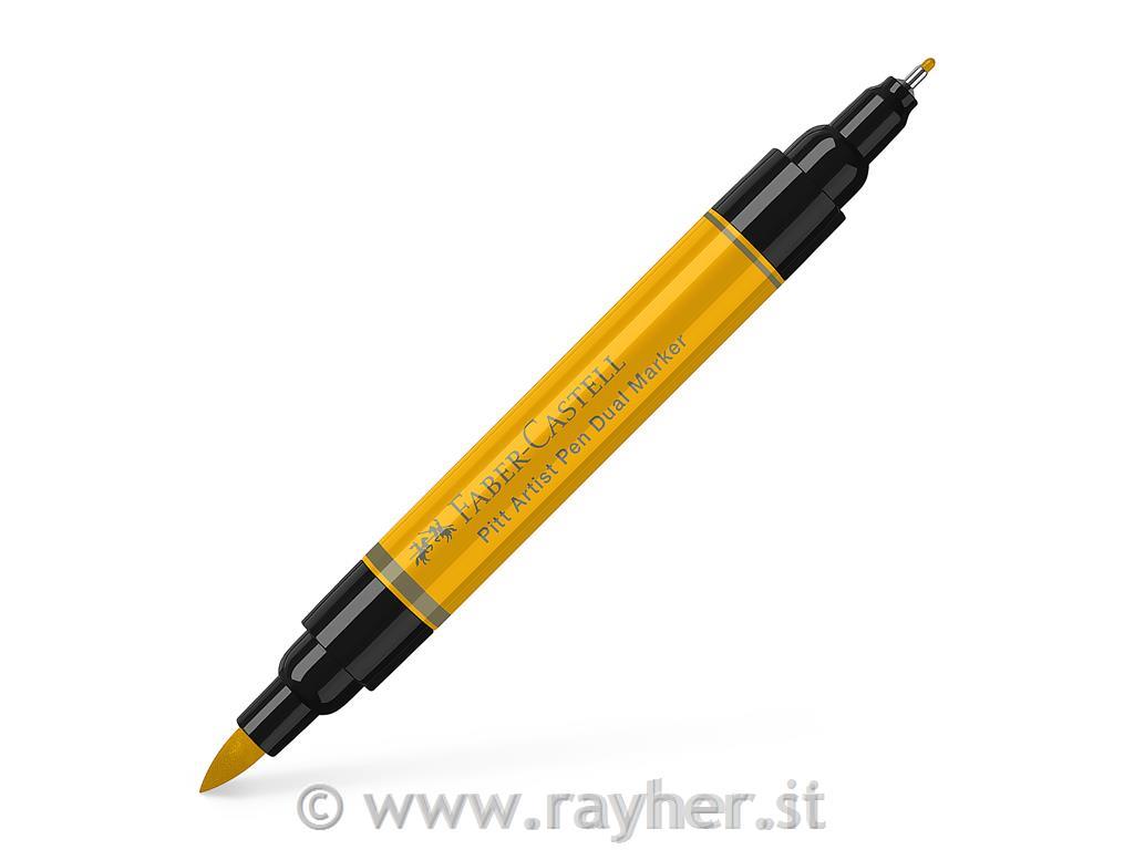 PITT Artists Pen Dual Marker 109; Dark Chrome Yellow