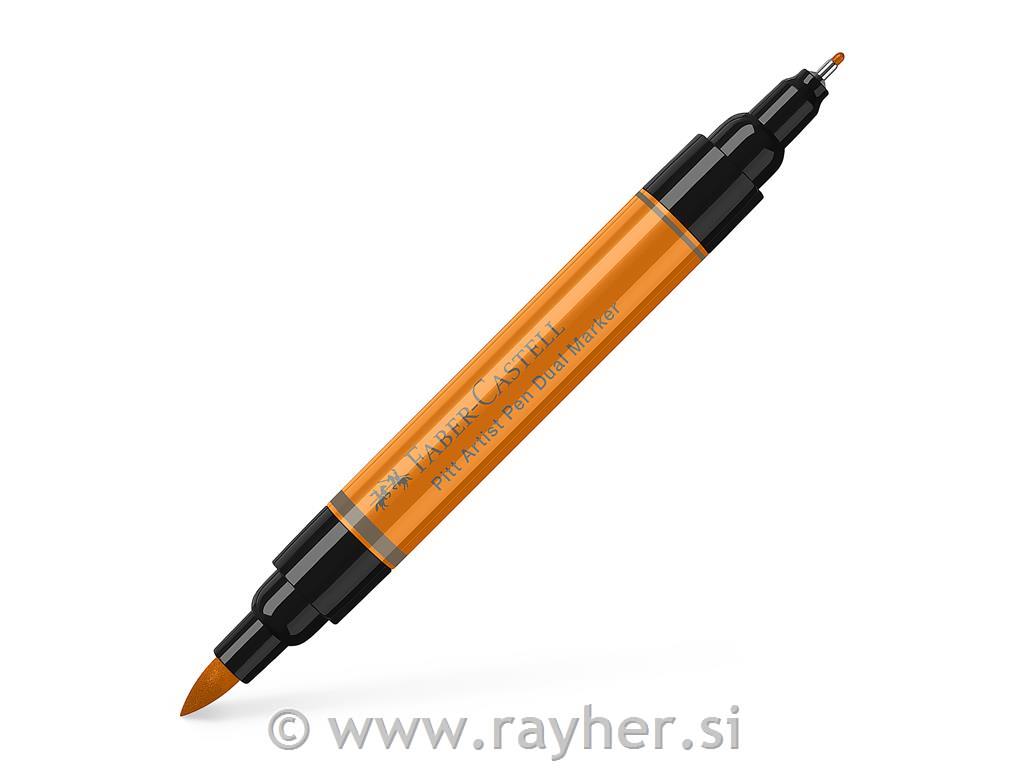 PITT Artist Pen Dual Marker 113; Orange Glaze