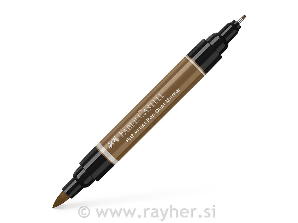 PITT Artists Pen Dual Marker 180; Raw Umber