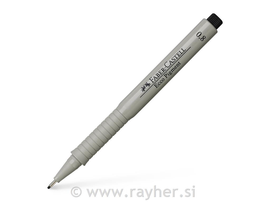 Flomaster Ecco Pigment 0,8 mm crni