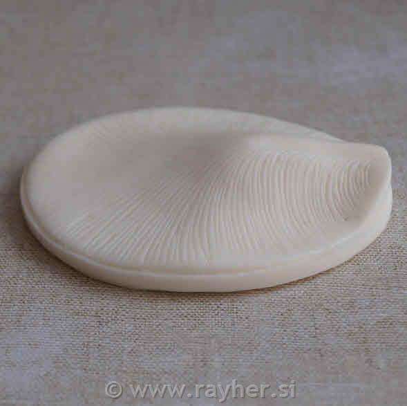 Kalup za foamiran pjenu, list, 10.5x8.5cm