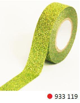 Funtape Washi, zeleni sa svjetlucavima,svijetlo zeleni
