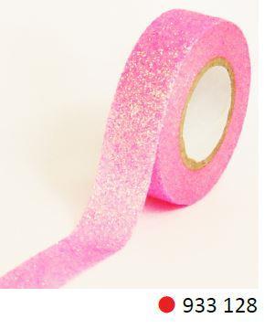Funtape, Washi, Pink with glitter
