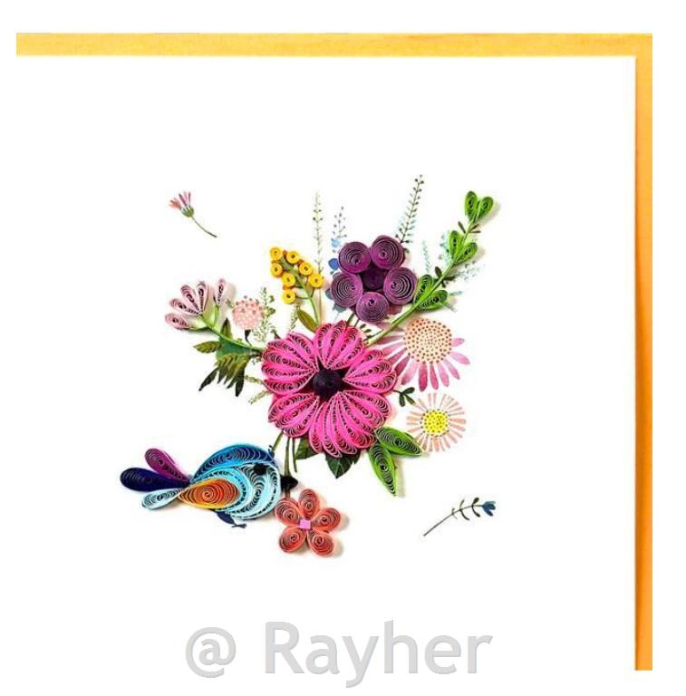 Petit Pétales greeting card+envelope