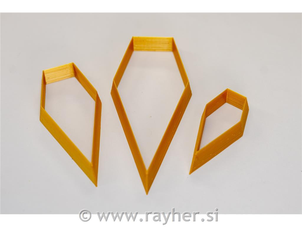 Rezači diamant 43-85 mm set 3