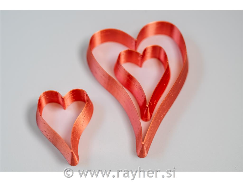 Rezači Funky Hearts 60 mm + L+D 30 mmset 3