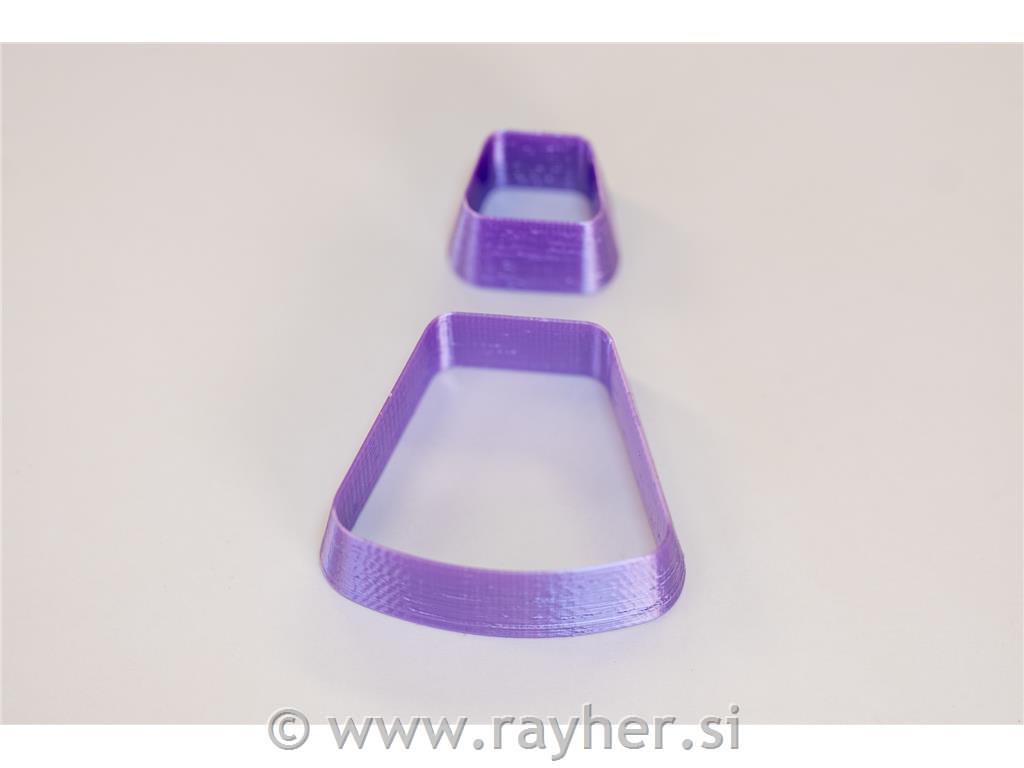 Rezači trapez 45 mm set 2