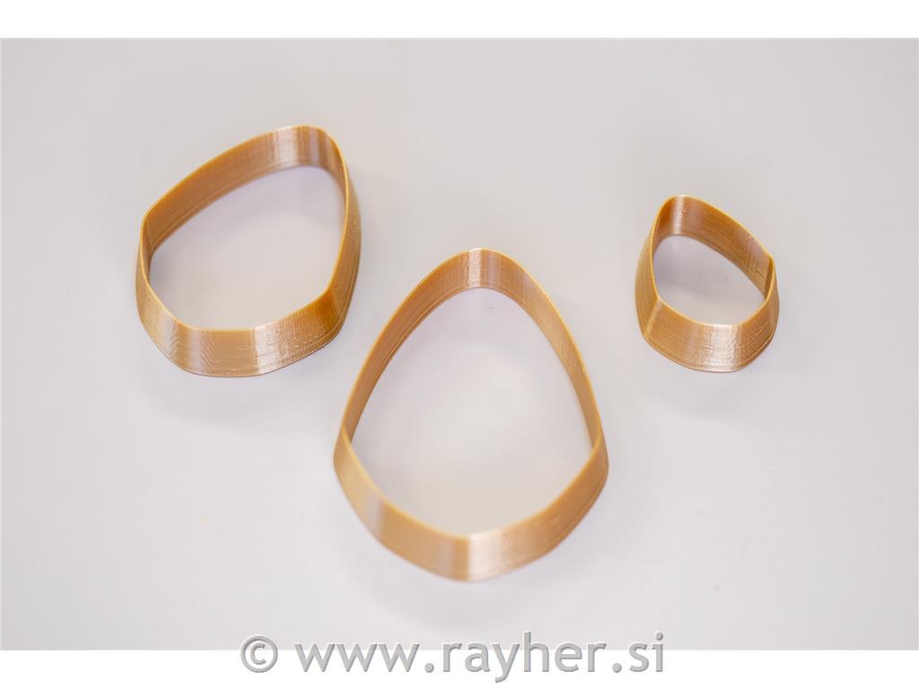 Rezači jaje 30-60 mm set 3