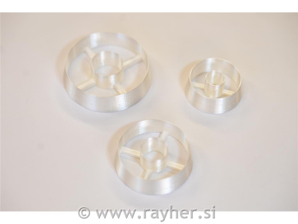 Rezači krafna 30-50 mm set 3