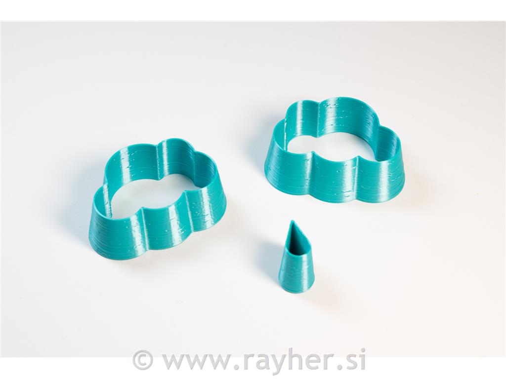Rezači oblak L+D 30x20 mm set 3