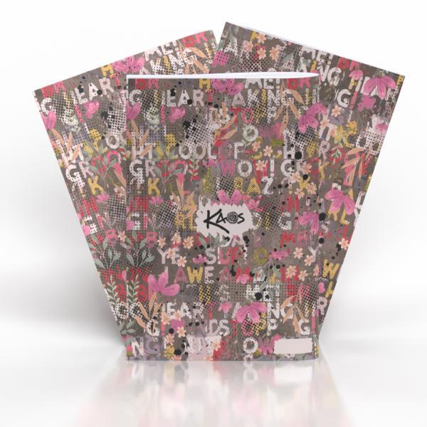 Bilježnica linirana KAOS, 80-lista