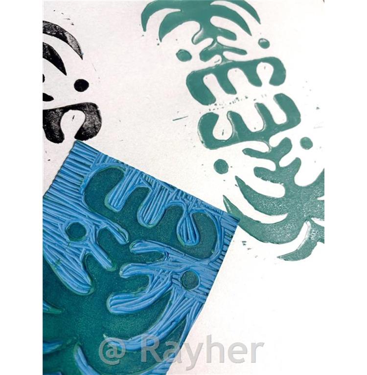 Linoleum soft 15,2 × 20,3 cm