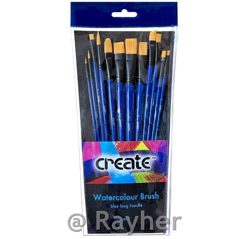 Veliki set kistova za akvarel boje Creat