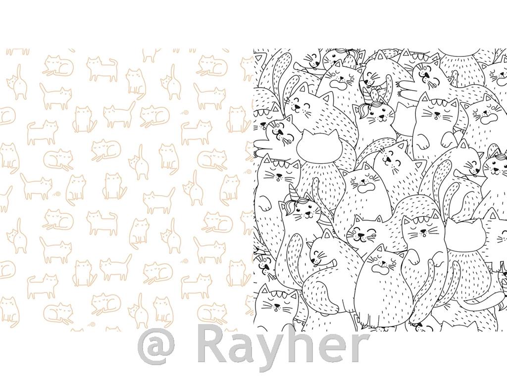 Knjiga & Kreativni set Cute Kawaii Coloring