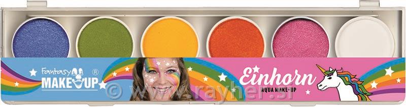 Boja za lice i tijelo Fantasy set 6 boja