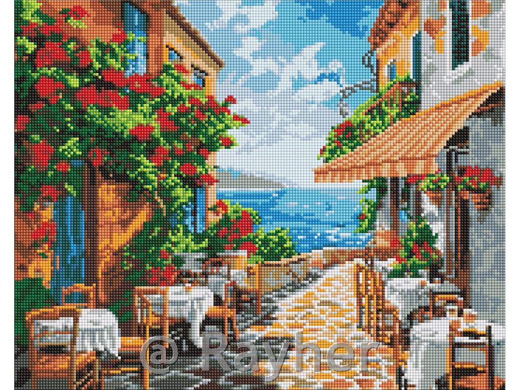 Dijamantni mozaik, A quiet corner, 40x50cm