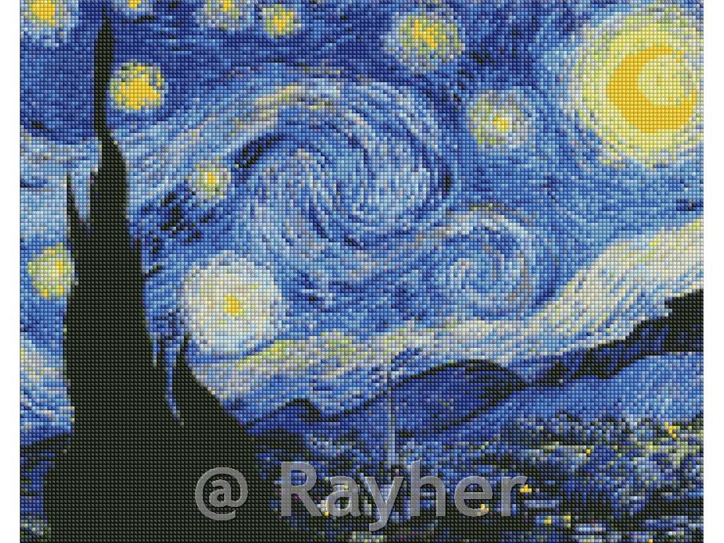 Dijamantni mozaik, Starry Night, 40x50 cm