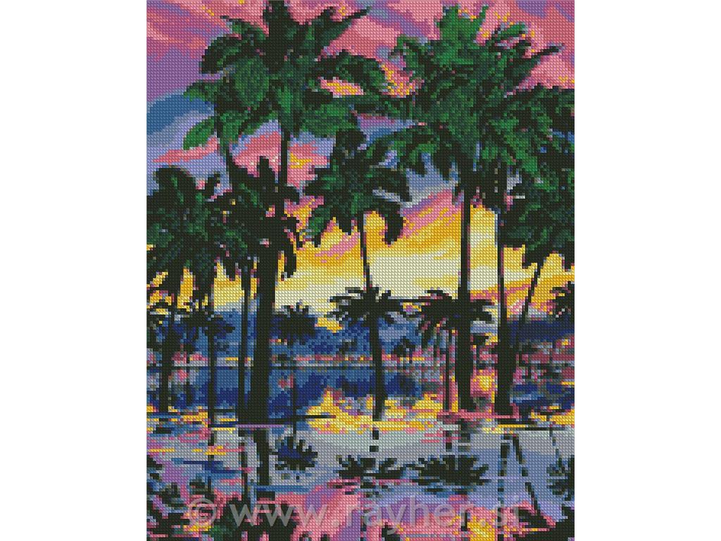 Dijamantni mozaik, Paradise vacation, 40x50 cm