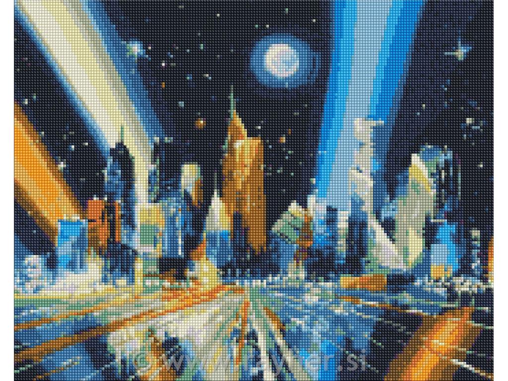 Dijamantni mozaik, Rays of the metropoli, 40x50 cm
