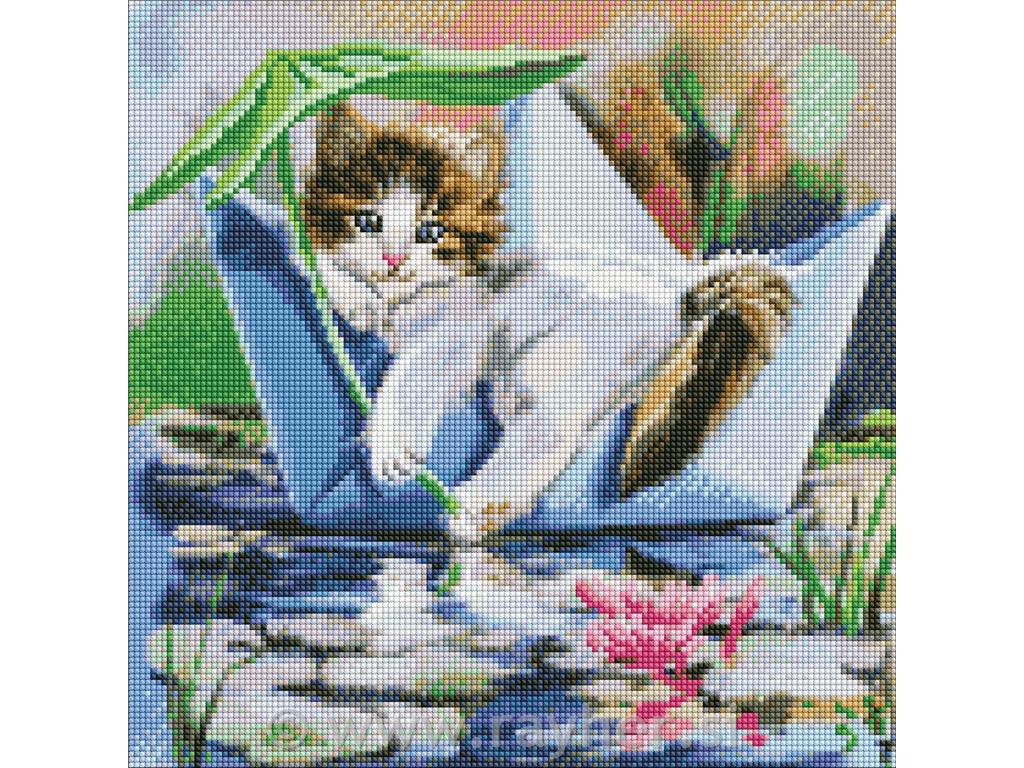 Dijamantni mozaik, Relaxation in the sum, 40x40 cm
