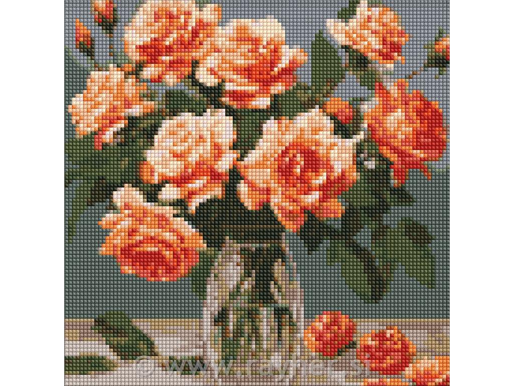 Dijamantni mozaik, Refined bouquet, 30x30 cm