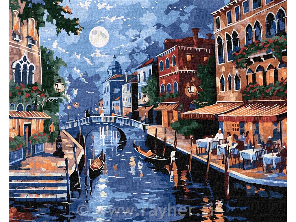 Slikanje po brojevima, Venice, 40x50 cm