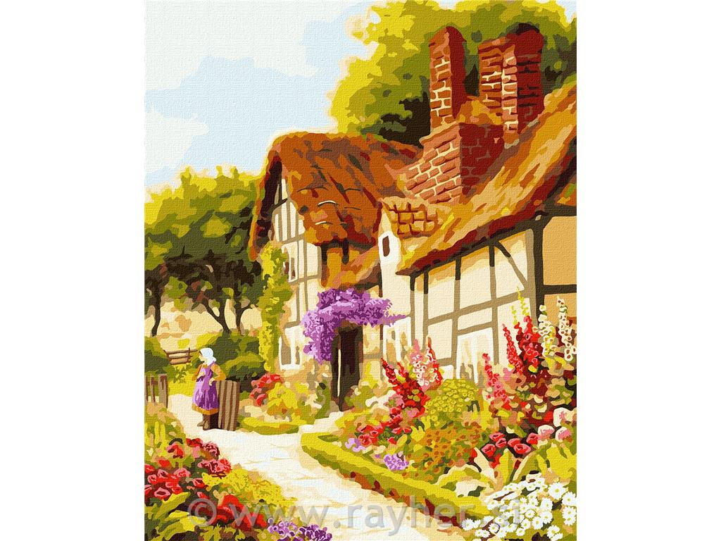 Slikanje po brojevima, Fairytale house, 40x50 cm