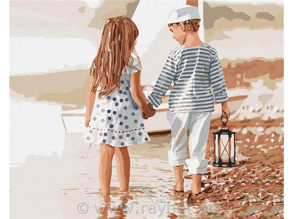 Slikanje po brojevima, Friendship, 40x50 cm