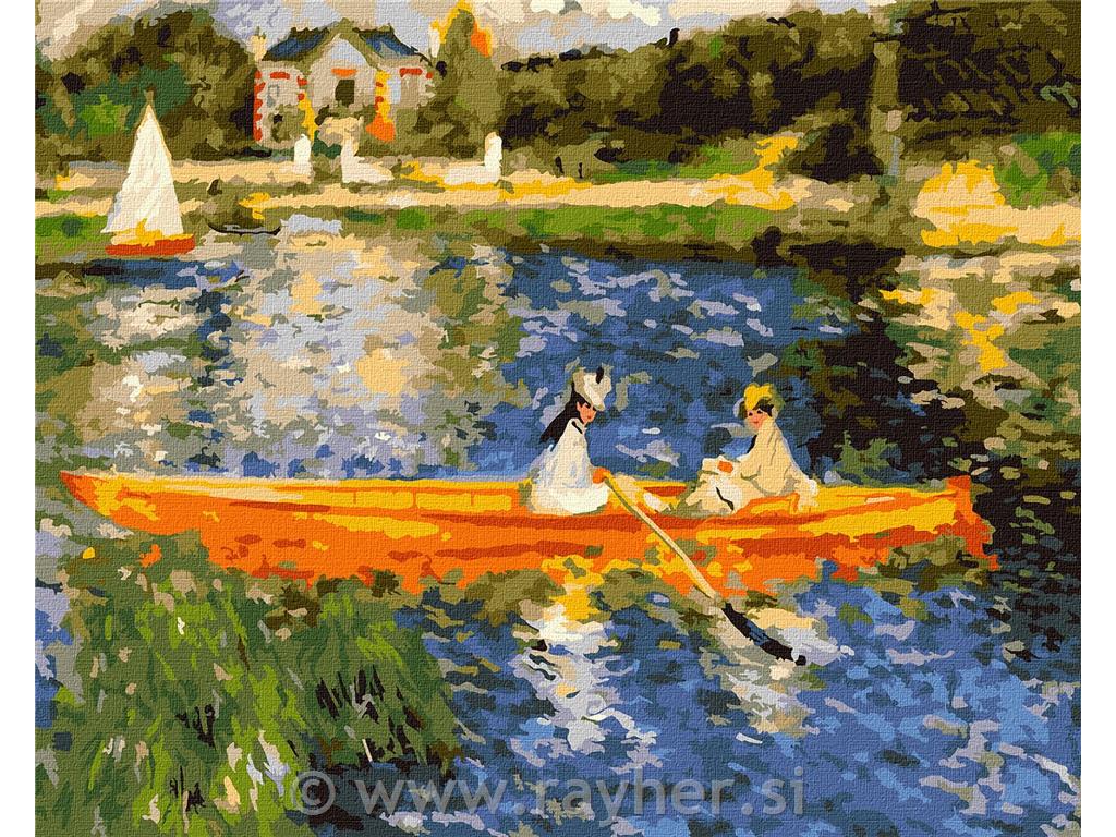 Slikanje po brojevima, Boating on the Se, 40x50 cm
