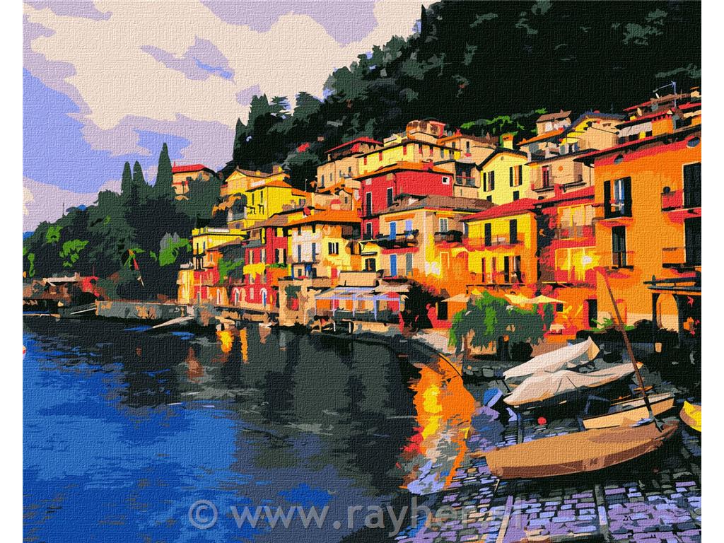 Slikanje po številkah, Evening Italy, 40x50 cm