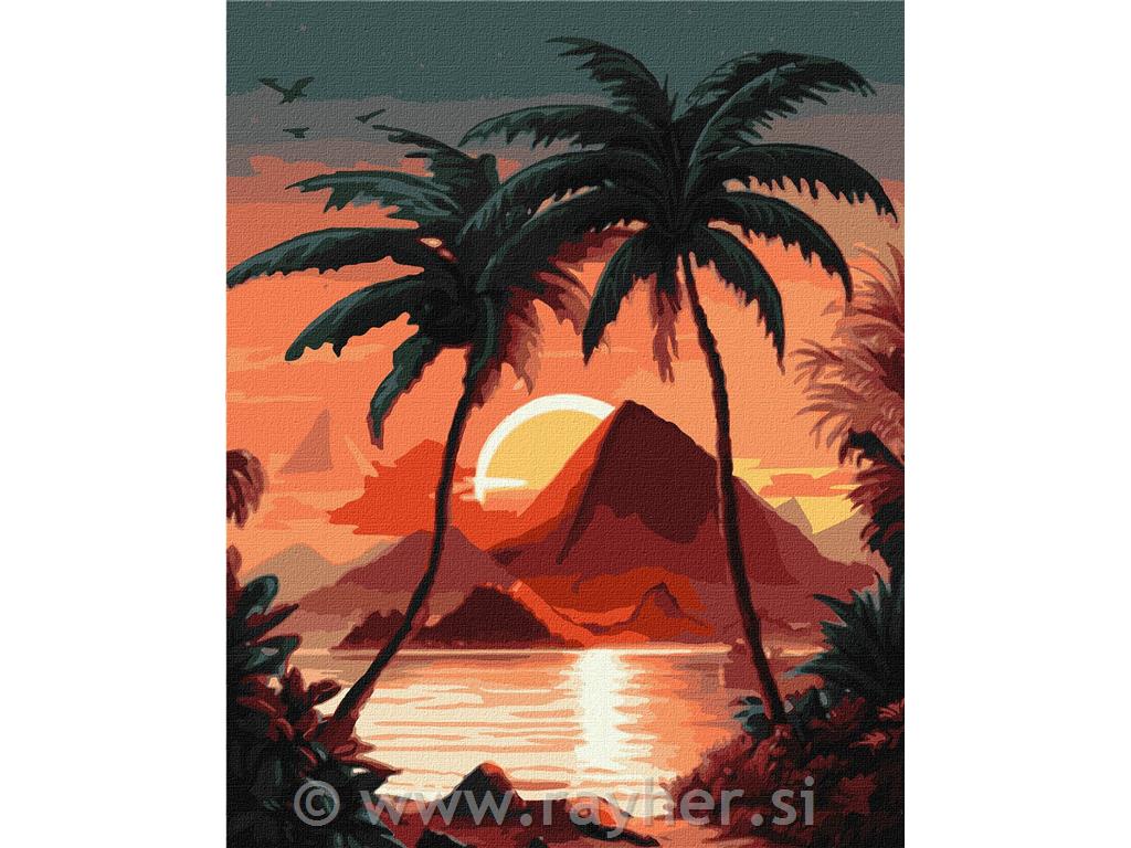 Slikanje po brojevima, Sunrise by the se, 40x50 cm