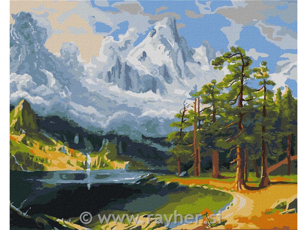 Slikanje po brojevima, Winter breathing, 40x50 cm