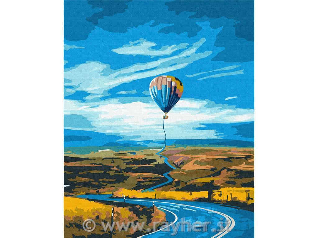 Painting by Numbers, Way to the top, 40x50 cm