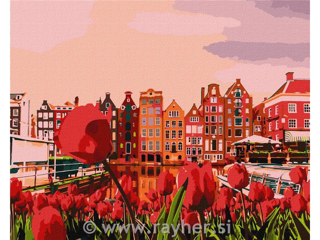 Slikanje po brojevima, Evening Amsterdam, 40x50 cm