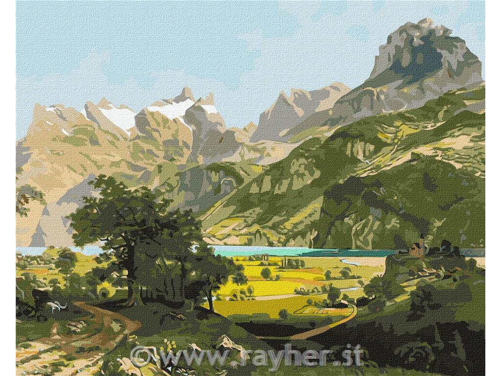 Painting by Numbers, A magical landscape, 40x50 cm